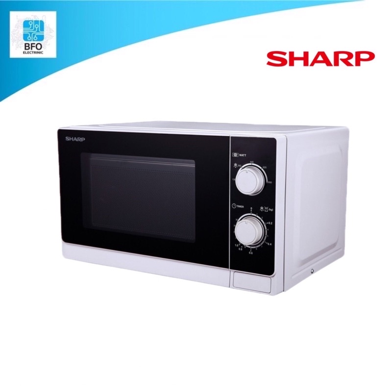 ภาพหน้าปกสินค้าพร้อมส่ง SHARP​ ไมโครเวฟ​ ขนาด​ 20​ ลิตร​ 800w รุ่น​ R-200W (รับประกันศูนย์ชาร์ป 1 ปี) จากร้าน bfo_electronic บน Shopee