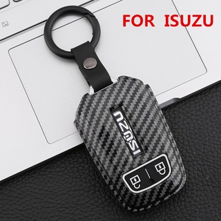 【พร้อมส่ง】ปลอกกุญแจรถยนต์ สําหรับ Isuzu D - Max Mux 1 9 3 . 0 2012-2018 Mu - X - Series เคสกุญแจรถยนต์ คาร์บอน Abs กันหาย พวงกุญแจตัวเลข