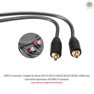 cocox สายหูฟัง 3 . 5 มมพร้อมไมโครโฟน mmcx connector สําหรับ shure se 215 se 3
