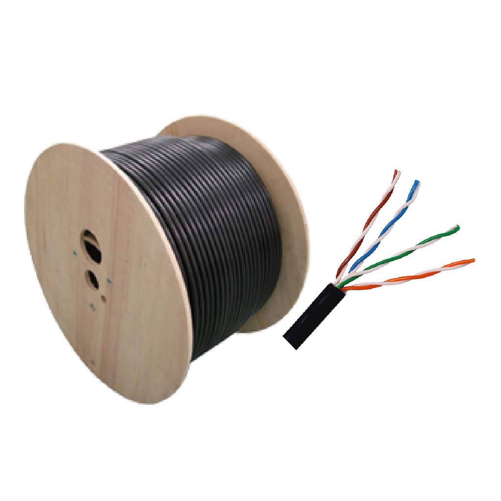 utp-cable-lan-cat6-outdoor-100m-สายแลน-ภายนอกอาคาร-ยาว-100-เมตร-black