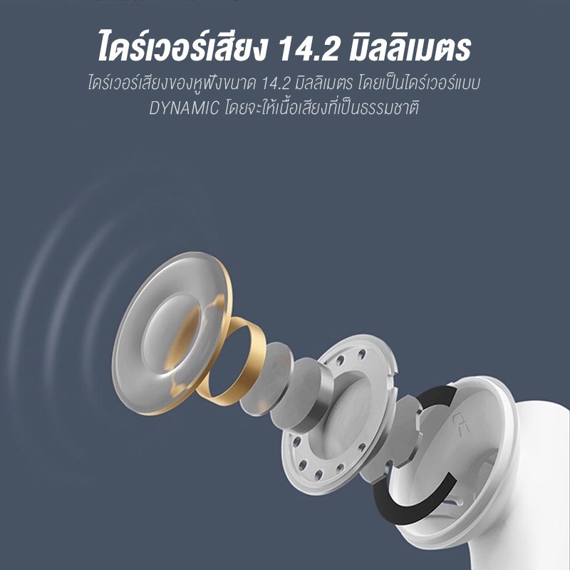 ภาพสินค้าXiaomi Mi Air2 SE Headset Earbuds True Wireless Earphones 2 Basic หูฟังไร้สาย หูฟังบลูทูธ จากร้าน youpin_thailand_store บน Shopee ภาพที่ 2