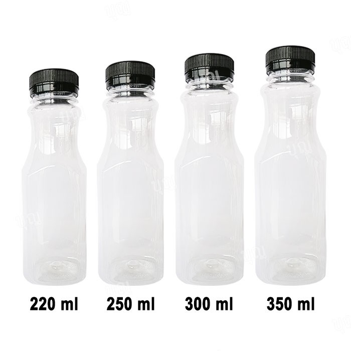 ขวดพลาสติก-pet-250ml-150-ขวด-เลือกสีฝาได้-บริการเก็บเงินปลายทาง