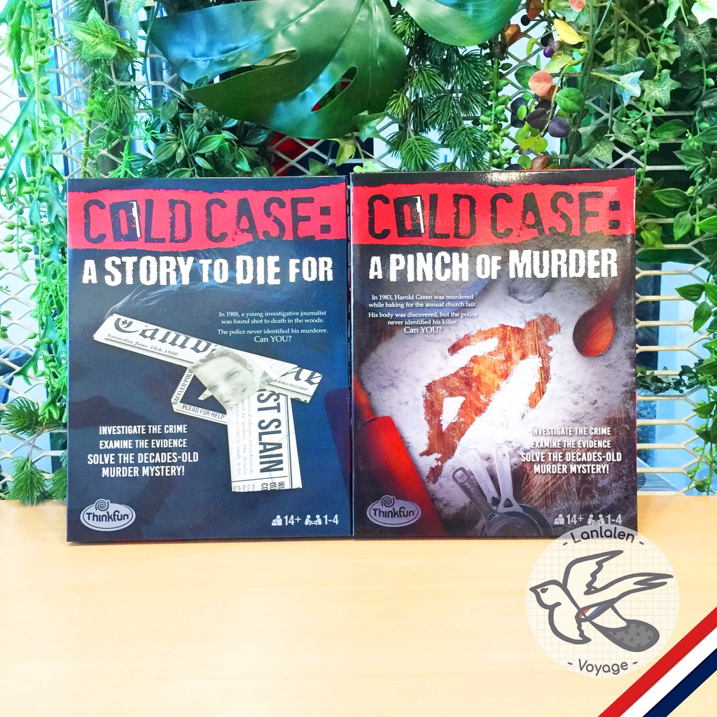 ภาพสินค้าCold Case A Pinch of Murder / A Story to Die For Thinkfun ห่อของขวัญฟรี จากร้าน lanlalenvoyage บน Shopee ภาพที่ 7
