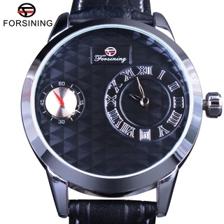 Forsining Small Dial Second Hand Display Obscure Desig Mens Watches Top Brand Luxury Automatic Watch Fashion Casual Cloc