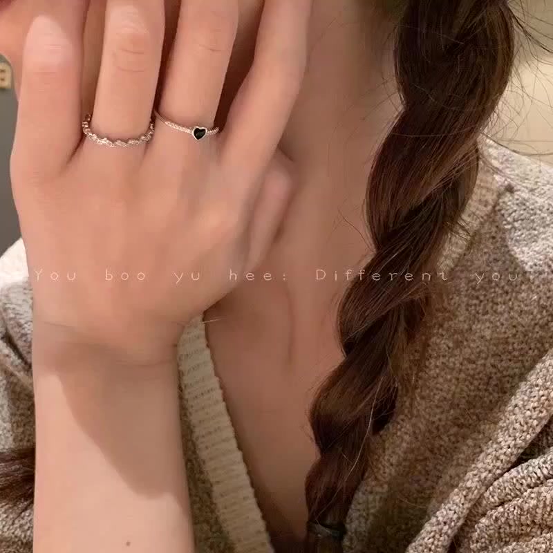 a-hello-girl-เครื่องประดับแหวนนิ้วมือรูปหัวใจสไตล์เกาหลีสําหรับผู้หญิง-2-ชิ้น