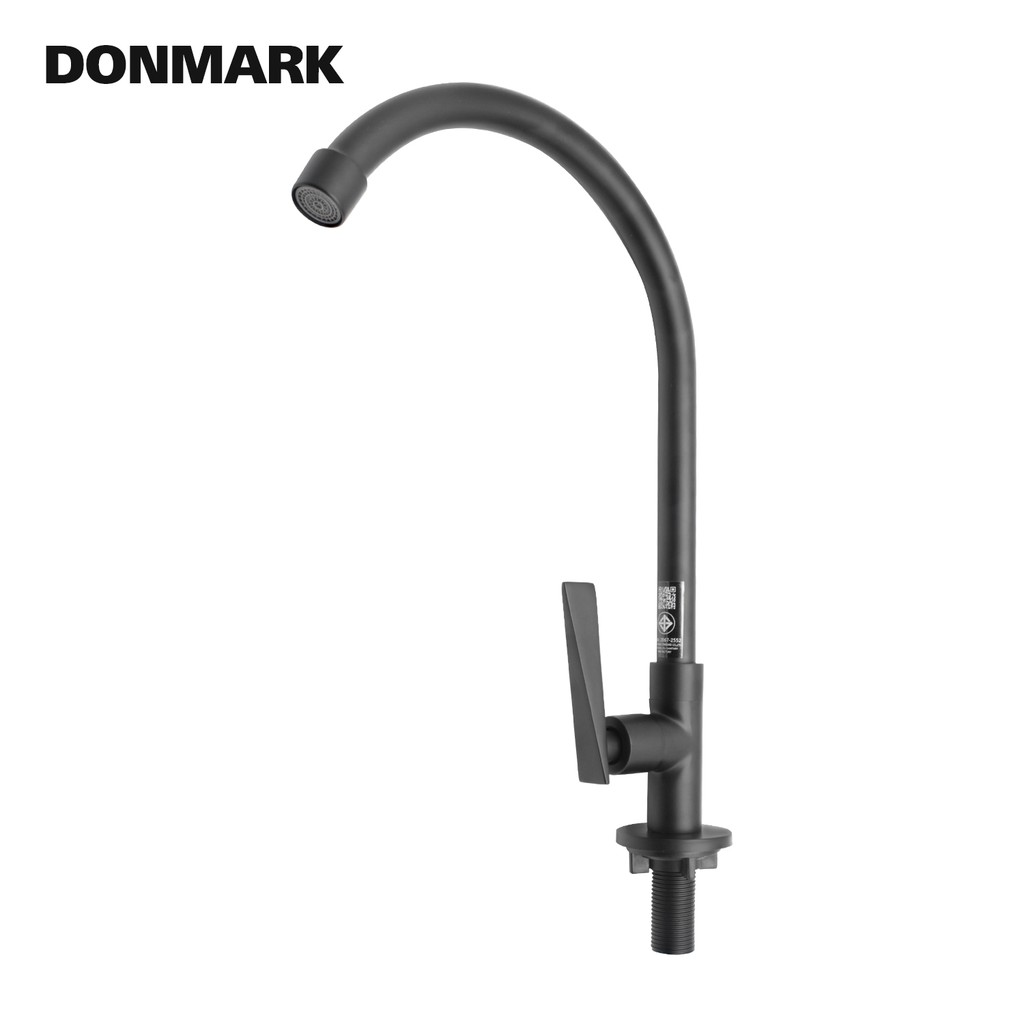 donmark-ก๊อกซิงค์ล้างจาน-ก๊อกซิงค์ดำ-สเตนเลส-เคลือบสีดำ-รุ่น-bm-4809