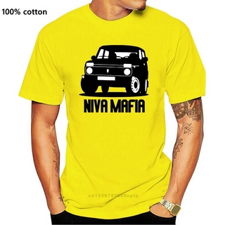 เสื้อยืดโอเวอร์ไซส์ขายดี เสื้อยืดลําลอง แขนสั้น พิมพ์ลาย Niva Mafia Offroad Off-Road เหมาะกับฤดูร้อน สไตล์คลาสสิก สําหรั