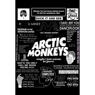 โปสเตอร์ Arctic Monkeys Alex Turner อาร์กติกมังกีส์ อเลกซ์ เทอร์เนอร์ โปสเตอร์  โปสเตอร์วงดนตรี  Poster โปสเตอร์วินเทจ