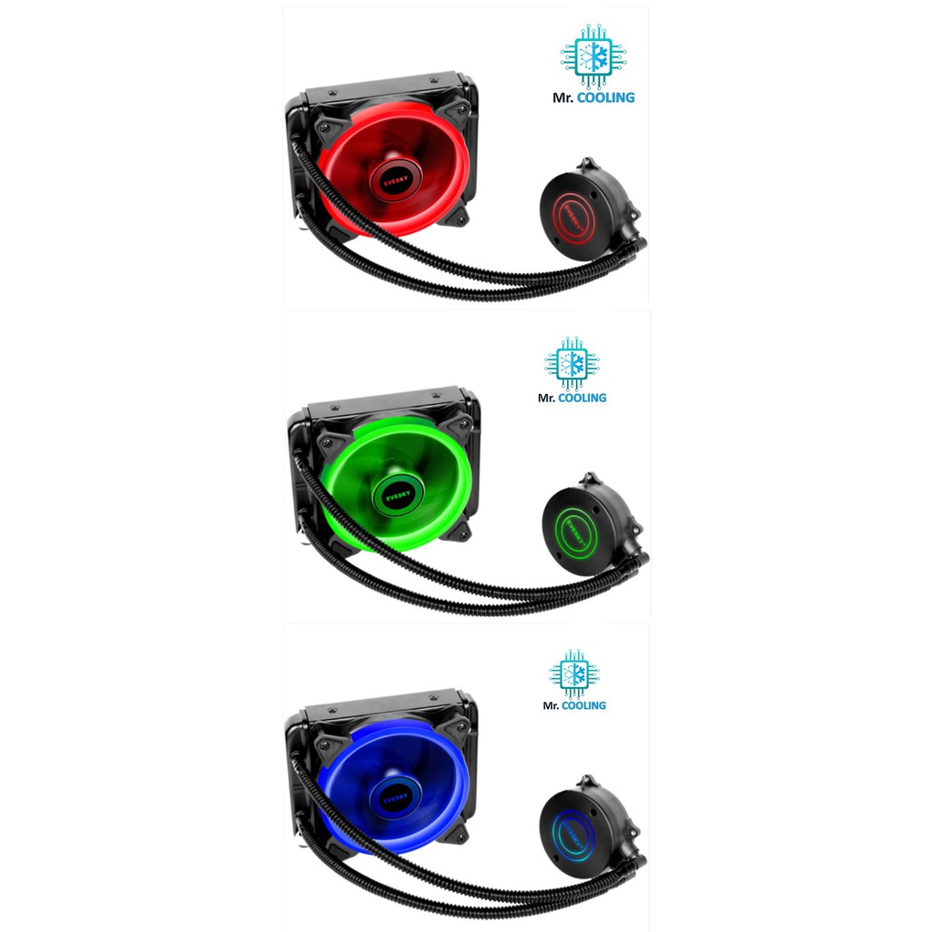 CPU water cooling close loop 120 / ชุดน้ำระบบปิด 1ตอน รุ่น120A AMD