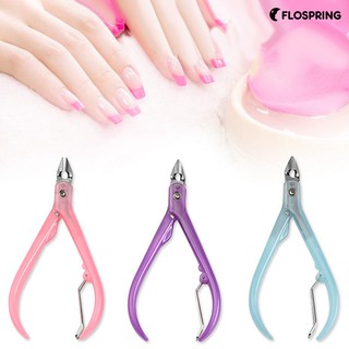 SPRING→Stainless Steel Nail Clipper Cuticle Dead Hard Skin Cutter Scissor Manicure Tool