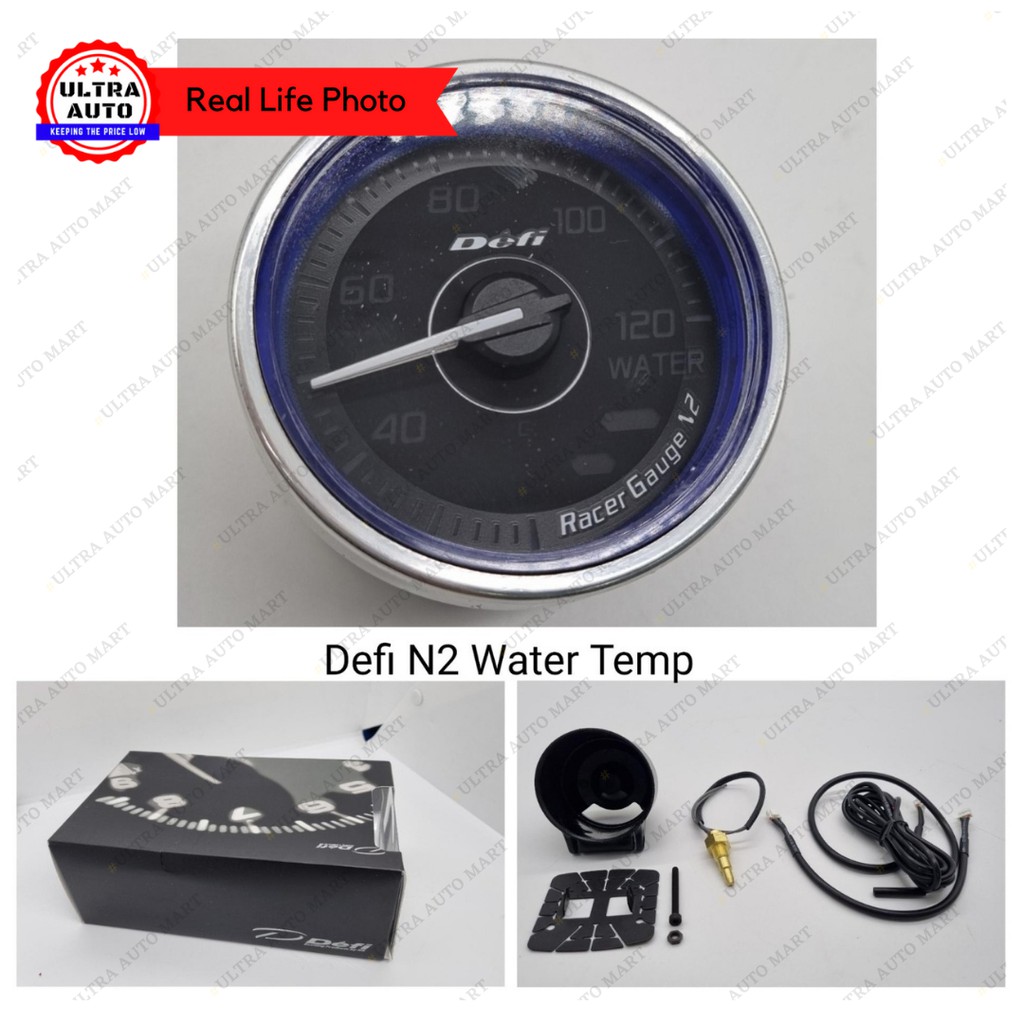 Defi Blue Racer gauge φ60 Turbo DF11504 Defi Racer Gauge Turbo Boost Meter (-100kPa to +200kPa) 60mm