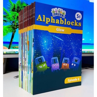 🔥ใหม่!!🔥 Alphablocks หนังสือการ์ตูนสอนภาษาอังกฤษสำหรับเด็ก