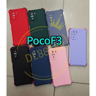 พร้​อมส่งใน🇹🇭✨เคสTPU​นิ่ม​สี​พื้น​ปุ่ม​สีFor​ Xiaomi Poco X3 NFC | PocoX3 | Poco X3 Pro | Poco X3Pro / K40 Pro / Poco F3