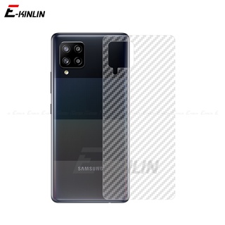 ฟิล์มกันรอยหน้าจอ ด้านหลัง คาร์บอนไฟเบอร์ 3D สําหรับ Samsung Galaxy A04 A14 A24 A34 A54 F02s A22 A52 A72 A32 A02 A12 A42 F62 5 ชิ้นต่อล็อต
