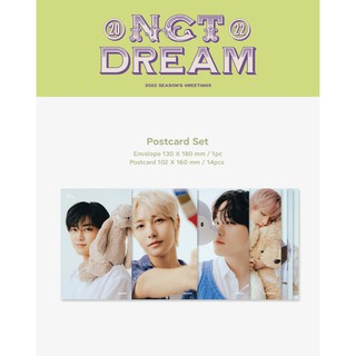 ภาพขนาดย่อของภาพหน้าปกสินค้าโปสการ์ด NCT Dream 2022 Season's Greetings Postcard Jaemin Jeno Jisung Chenle Renjun Mark Haechan จากร้าน littlekade บน Shopee ภาพที่ 1