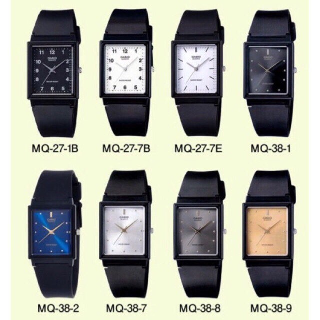 ภาพหน้าปกสินค้าแท้ 100% Casio Standard นาฬิกาข้อมือ รุ่น MQ-38 MQ-27 พร้มใบประกัน 2 ปี