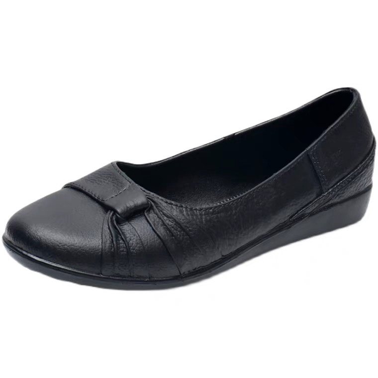 รองเท้าผู้หญิง-รองเท้าคัชชู-พื้นยางนิ่มลายดอกไม้-รุ่นcdm1699-แนะนำให้ซื้อเพิ่ม1เบอร์