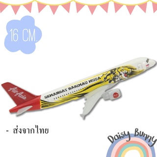 โมเดลเครื่องบิน  *พร้อมส่งจากไทย*Air Asia Semanbat Harimau Muda Airbus A320 ขนาด 16cm. Scale : 1:400 มีขาตั้งโชว์