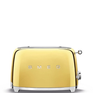 [0% 10 เดือน] (Smeg) เครื่องปิ้งขนมปัง รุ่น TSF01GOEU สีทอง