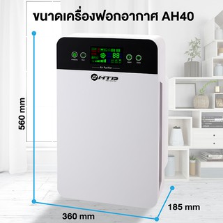 ภาพขนาดย่อของภาพหน้าปกสินค้าเครื่องฟอกอากาศ รุ่น AH40 เครื่องฟอกอากาศฟังก์ชั่นภาษาไทย Air Purifier กรองกลิ่น ควัน สารก่อภูมิแพ้ PM 2.5 จอแสดงผล จากร้าน giocoso_b_g บน Shopee ภาพที่ 8