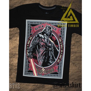 BT 12 Darth Vader Star Wars เสื้อยืด สีดำ BT Black Timber T-Shirt ผ้าคอตตอน สกรีนลายแน่น S M L XL XXLสามารถปรับแต่งได้