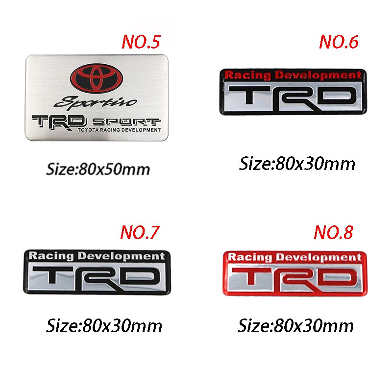 สติกเกอร์โลหะ-3d-สำหรับ-toyota-vios-highlander-landcruiser