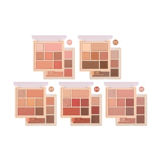 MC3111 MEILINDA Color Code Blush &amp; Eye Palette  เมลินดา อายแชโดว์ 5 สี และ บลัชออน 2 สี สวยครบจบในพาเลทท์เดียว