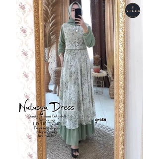 Natasya DRESS~GAMIS~GAMIS SYARI~ORI SOLO~GAMIS~ หน้ากากฟรี~ แนะนํา