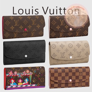 Shopee ราคาต่ำสุด 🔥ของแท้ 100% 🎁Louis Vuitton Brand New Sarah Wallet