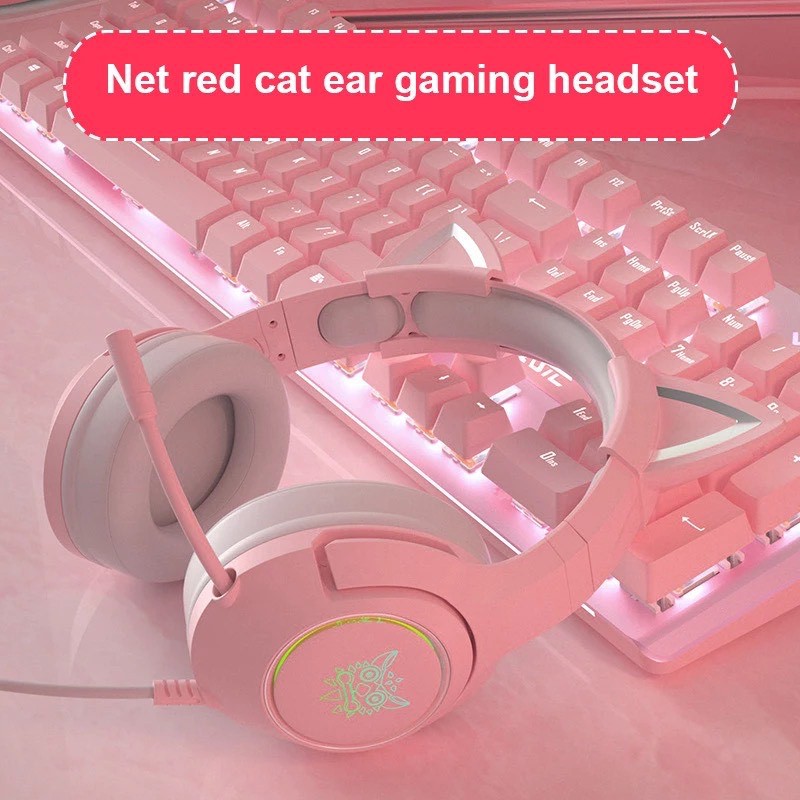 หูฟังเกม-onikuma-k9-rgb-3-5mm-gaming-headphone-สีชมพู-pink-edition-หูฟังเล่นเกม-หูฟัง-หูฟังเกมส์