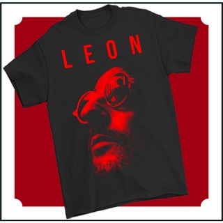 เสื้อยืดผ้าฝ้ายพิมพ์ลายคลาสสิก พร้อมส่ง เสื้อยืด พิมพ์ลายโปสเตอร์ภาพยนตร์ Leon The Professional Film Top Jean Reno Assas