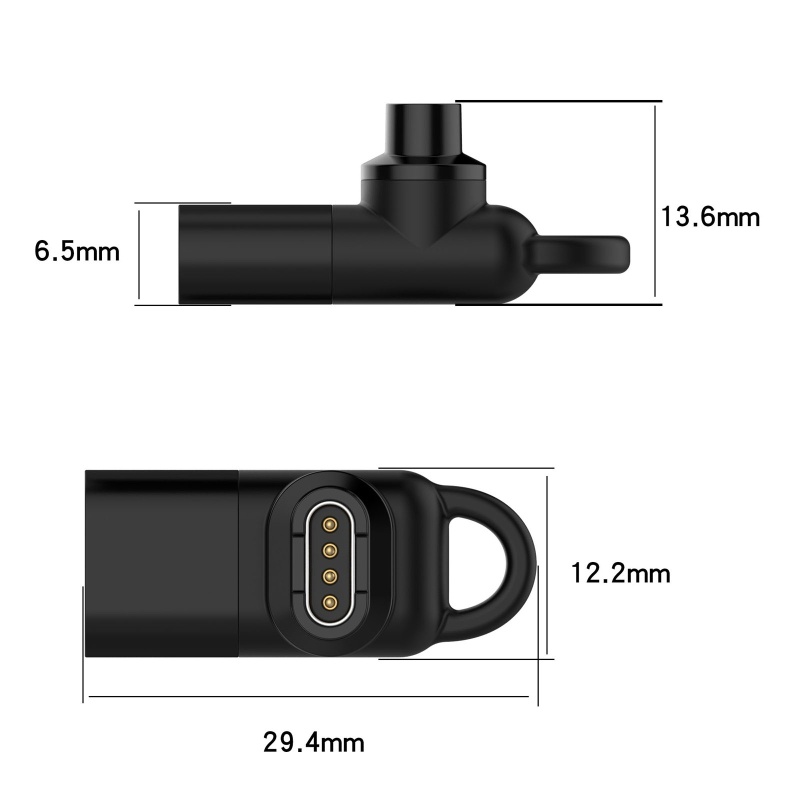 btsg-อะแดปเตอร์แปลงที่ชาร์จ-type-c-เป็น-4pin-สําหรับ-d2-charlie-vivosport-for-feni