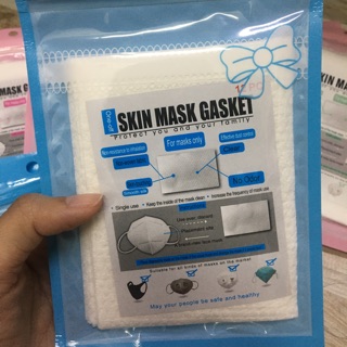 SKIN MASK GASKET แผ่นกรอง สำหรับใส่ในหน้ากาก