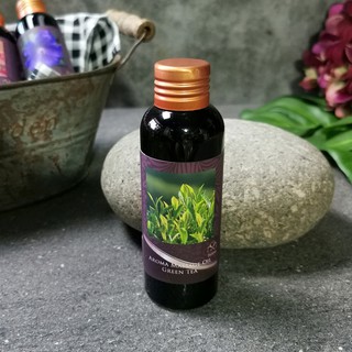 BYSPA น้ำมันนวดตัวอโรมา Aroma massage Oil กลิ่น ชาเขียว GreenTea 100 ml.