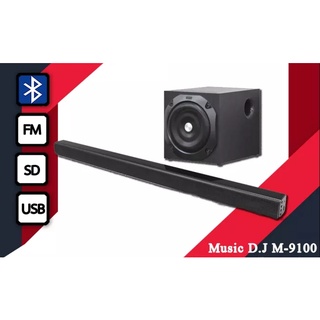 Music.d.j. M-9100 Soundbar+Subwoofer Bluetooth