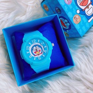 นาฬิกาโดราเอม่อนสายสีฟ้าน่ารักDoraemon watch