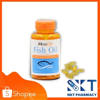 Maxxlife Fish Oil  30/90 cap น้ำมันปลา บำรุงสมอง