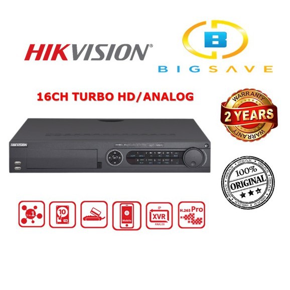 Hikvision Ch Ds Hqhi K Turbo Hd Dvr Shopee Thailand