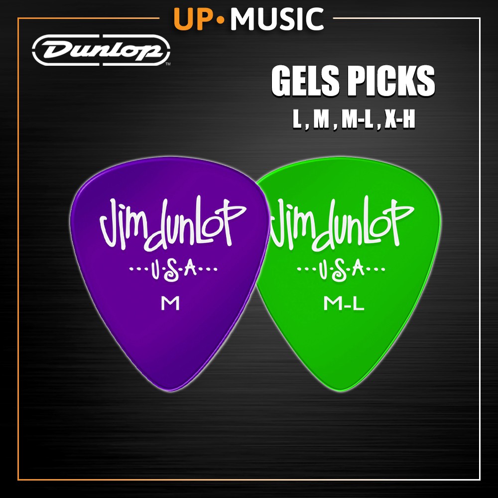 ปิ๊ก Jim Dunlop USA รุ่น Gels มี 4 ขนาด | Shopee Thailand