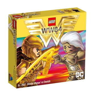 76157 : LEGO DC Super Heroes Wonder Woman 1984 Wonder Woman vs. Cheetah (กล่องไม่สวย)