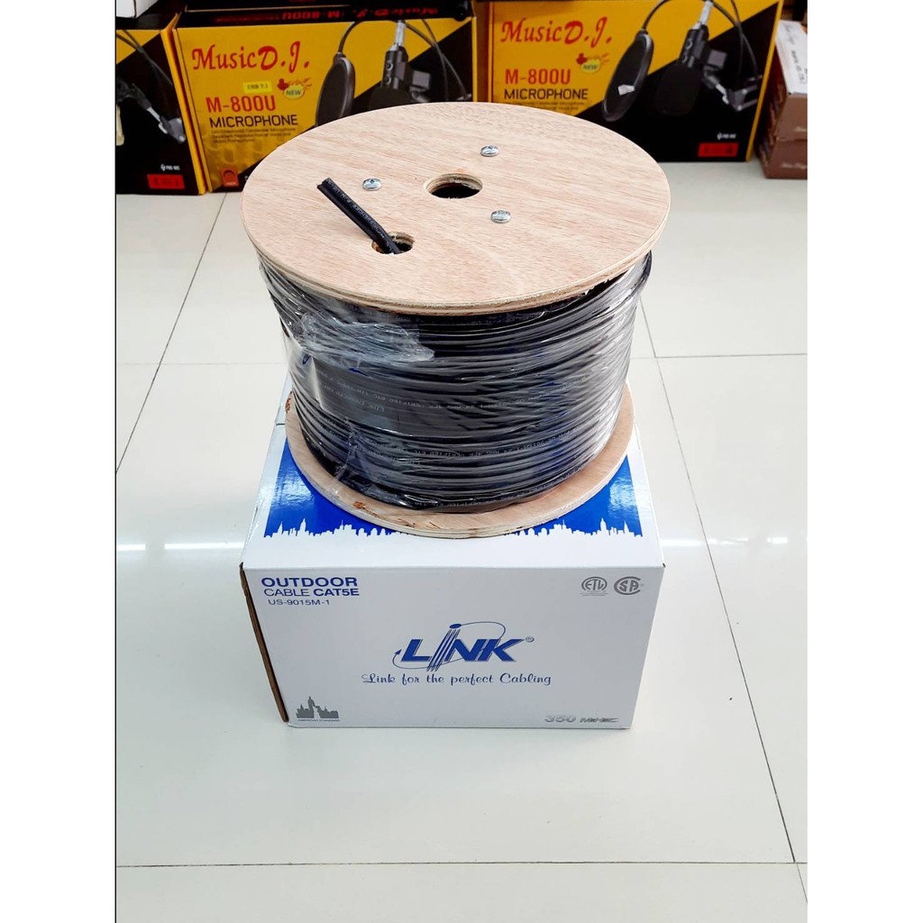 ลด15-โค้ดgmqc296-สาย-lan-cat5e-utp-enhanced-cable-outdoor-100-เมตร-us-9015m-1-link-สายสัญญานอินเตอร์เนต-สายภายนอก