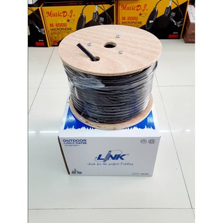 [ลด15% โค้ดGMQC296] สาย LAN CAT5E UTP  ENHANCED CABLE OUTDOOR 100 เมตร US-9015M-1 LINK สายสัญญานอินเตอร์เนต สายภายนอก