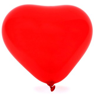 BK Balloon ลูกโป่งหัวใจ ขนาด 11 นิ้ว จำนวน 100 ลูก (สีแดง)