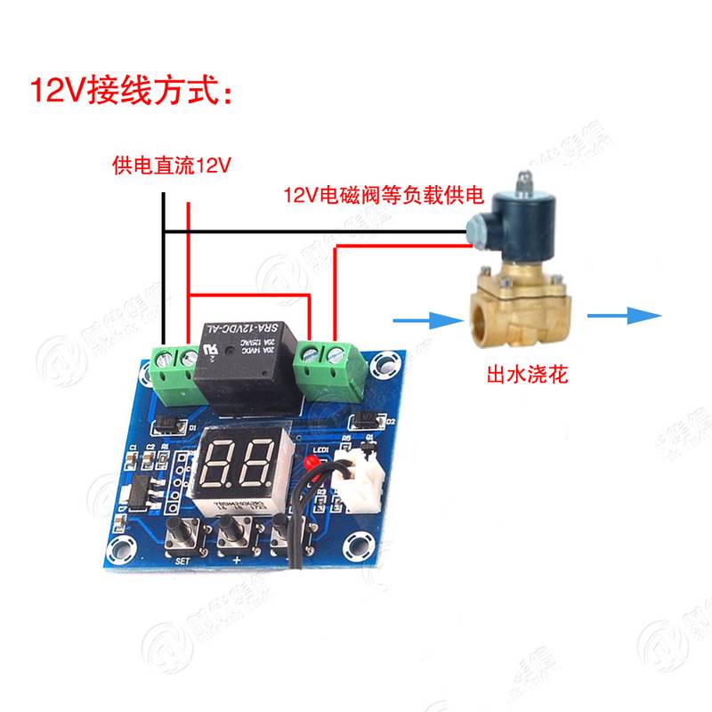 xh-m214-โมดูลควบคุมความชื้นในดิน-จอแสดงผลดิจิทัล-กระถางต้นไม้-อัตโนมัติ