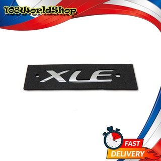 โลโก้ Logo "XLE" เอียง สี Chrome Rav4 Toyota 4 ประตู ปี2018