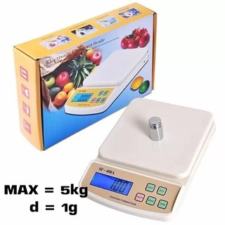 เครื่องชั่งน้ำหนัก Digital balance scale 5kg ความละเอียด 1g SF-400A