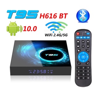 กล่องแอนดรอย android TV box T95 H616 รุ่นล่าสุด 2020 NEW TV Box Android 10.0 รองรับภาพระดับ 6K