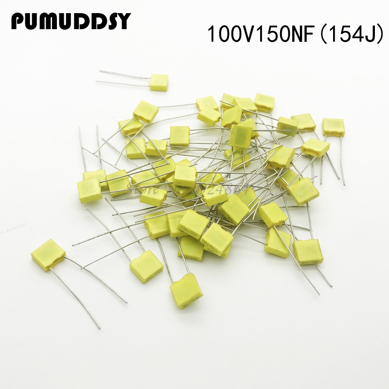 อุปกรณ์เสริมตัวเก็บประจุฟิล์มพลาสติก Polypropylene 150 Nf 154 J 100 V 5 ...