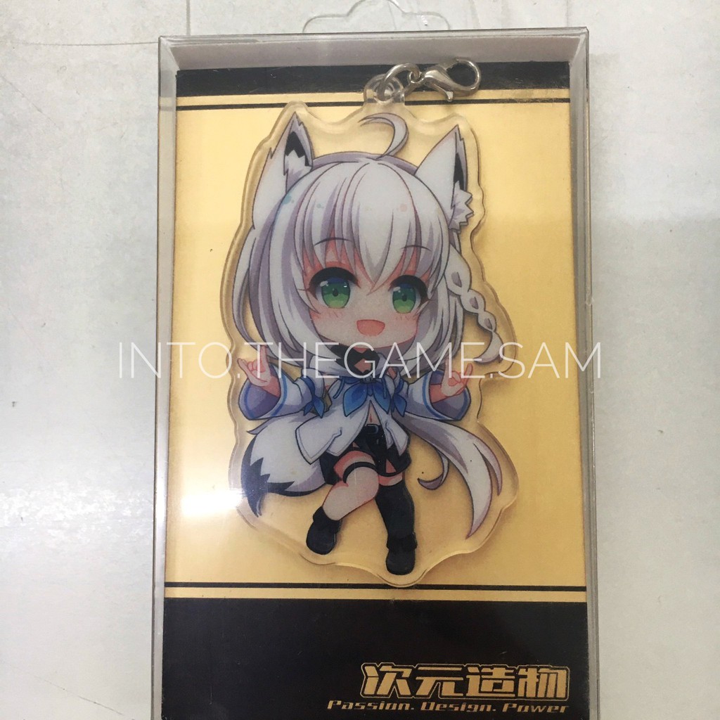 พร้อมส่ง-พวงกุญแจ-hololive-vtuber-acrylic-keychain-แบบกล่องพร้อมของเสริม-fanmade