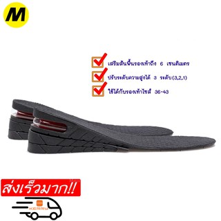 ภาพขนาดย่อของสินค้าMonza แผ่นเสริมส้นเพิ่มความสูง 6 เซนติเมตร No. N101